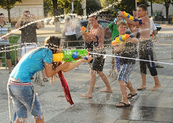 Водные войны увлекут и взрослых, и детей любых возрастов